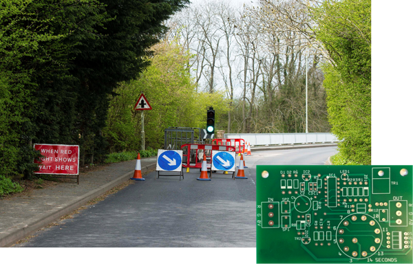 ABL Circuits portable traffic light PCBs