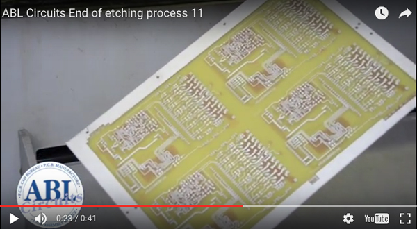 PCB Etching process ABL Circuits pcb manufacture