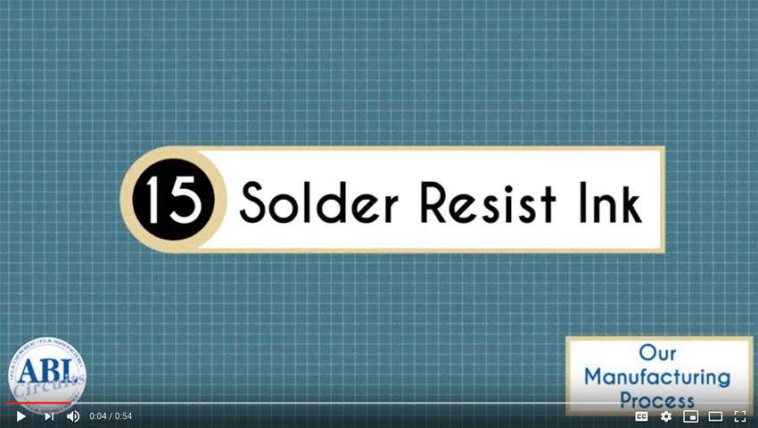 ABL Circuits PCB Manufacture Solder Resist Ink