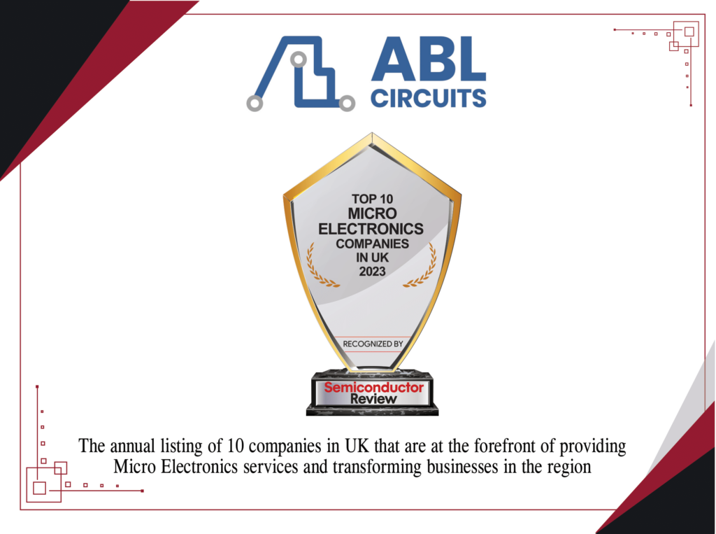 Top 10 Micro Electronics Companies in UK 2023 - Certificate